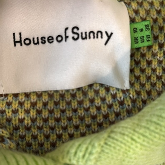 House of Sunny Day Dreamer Graphic Print Knitted Cardigan - Picture 4 of 6